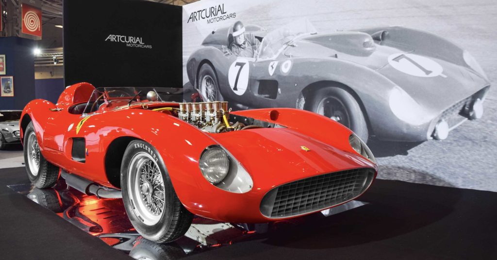 A nice Ferrari showcased.